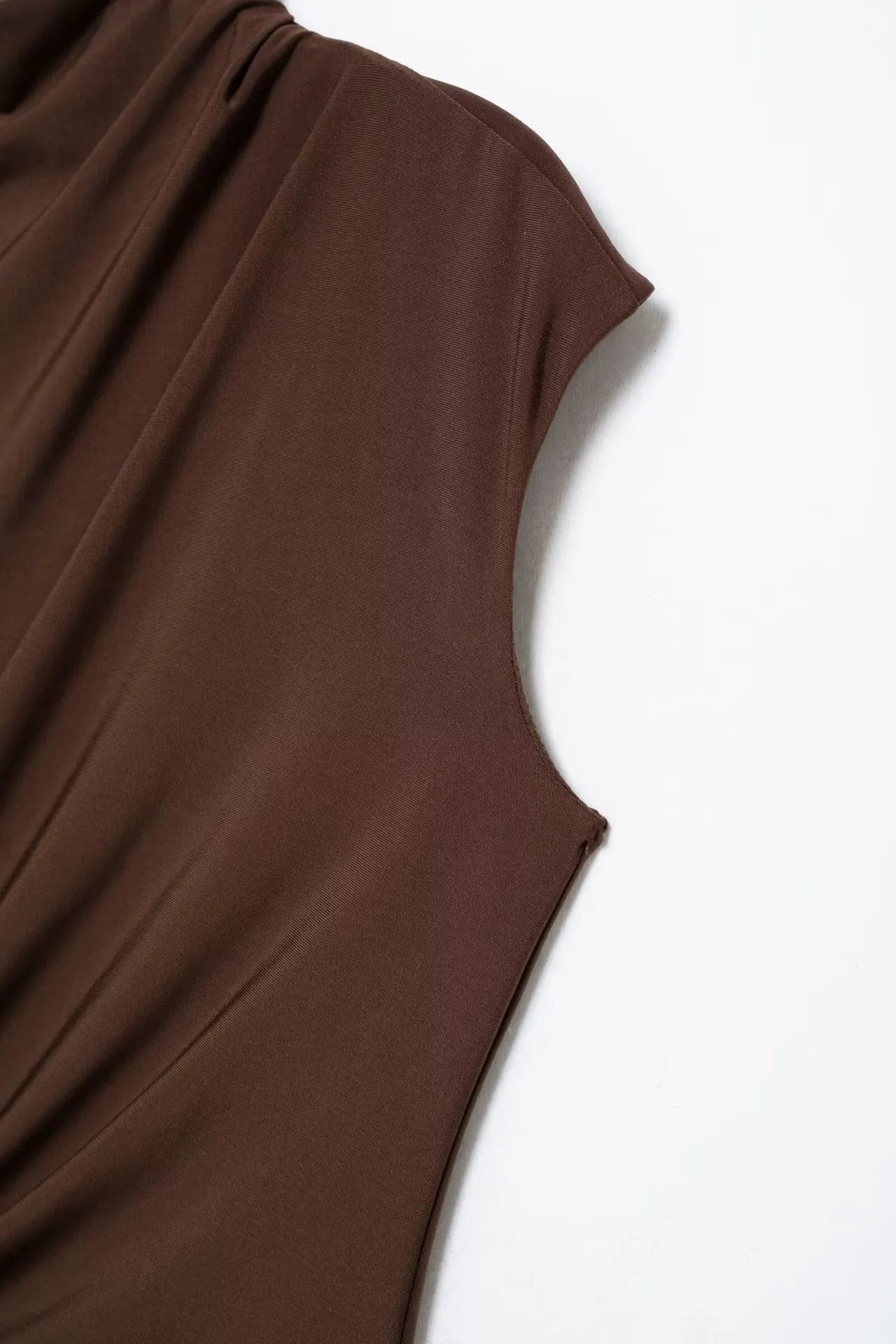 Liverpool St. After Hours – Sleeveless Chocolate Midi Dress