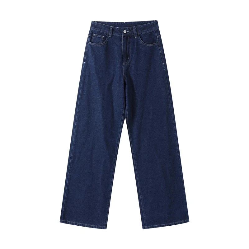 Shoreditch Denim Set – Belted Utility Jacket & Wide-Leg Pants