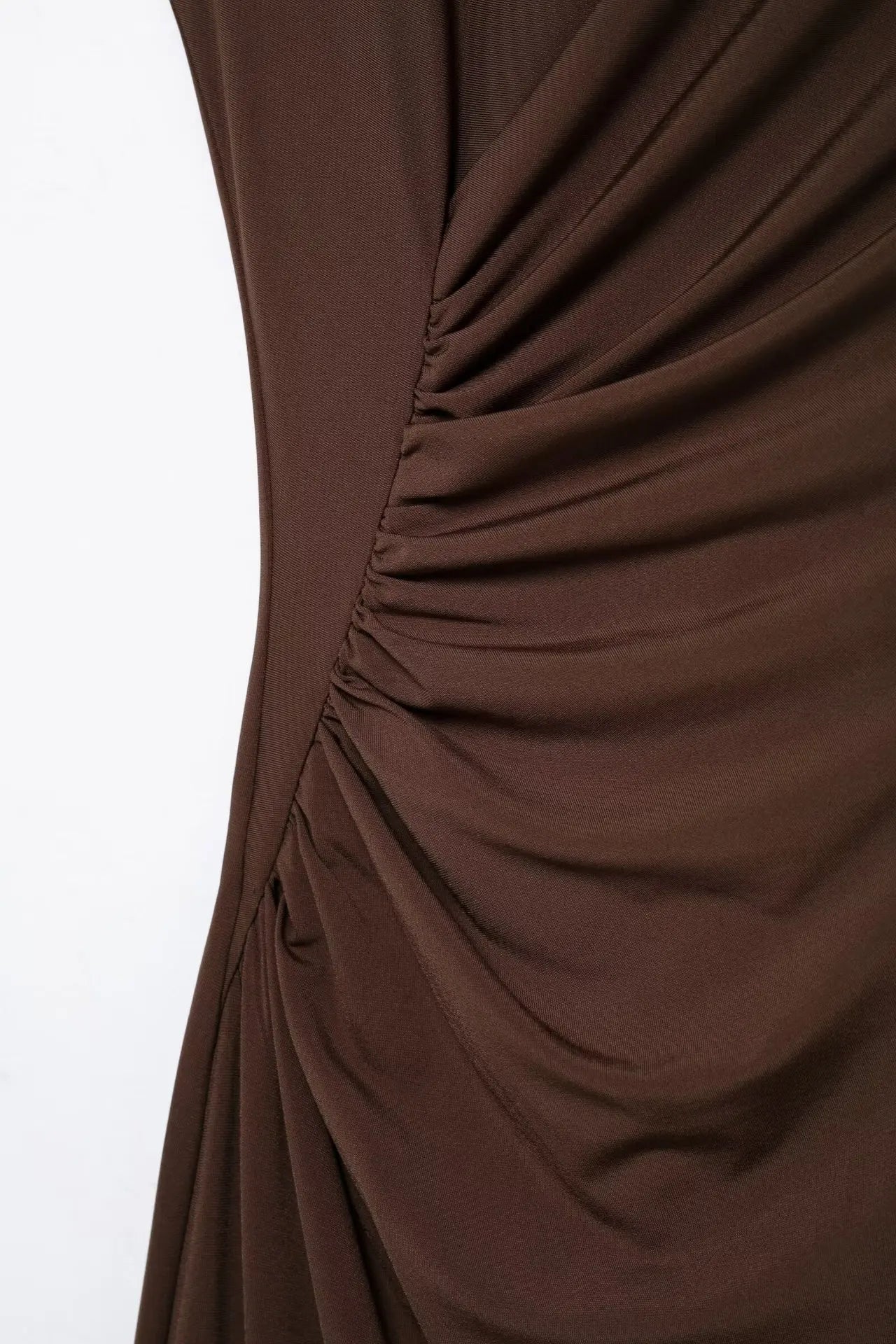 Liverpool St. After Hours – Sleeveless Chocolate Midi Dress