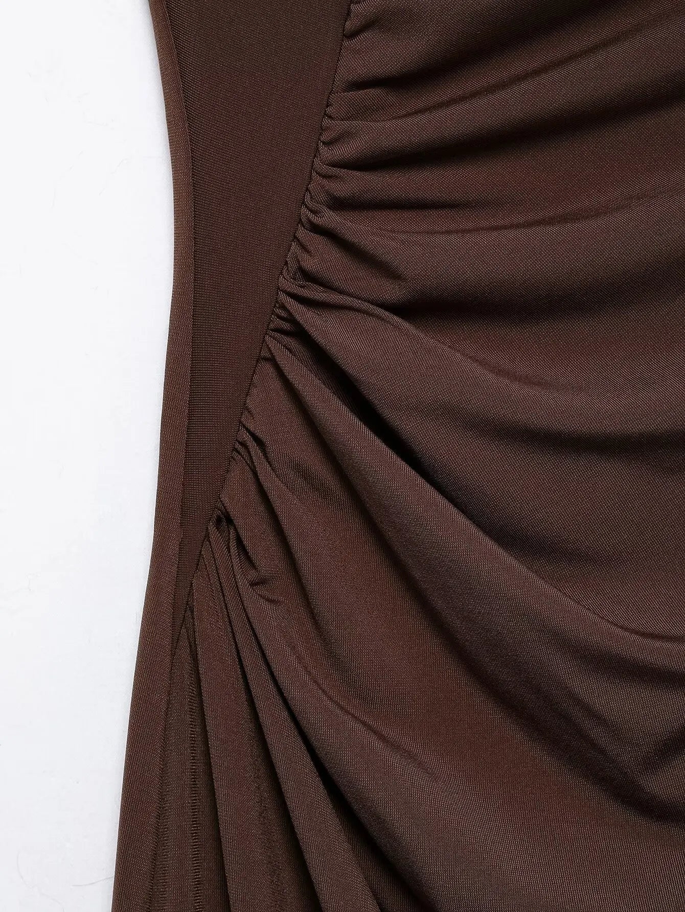 Liverpool St. After Hours – Sleeveless Chocolate Midi Dress